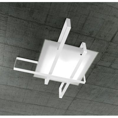 CROSS 100 DI TOP LIGHT PLAFONIERA GRANDE 4XE27 BIANCA, SABBIA O NERA Top Light Illuminazione - Cristalensi Shop Online