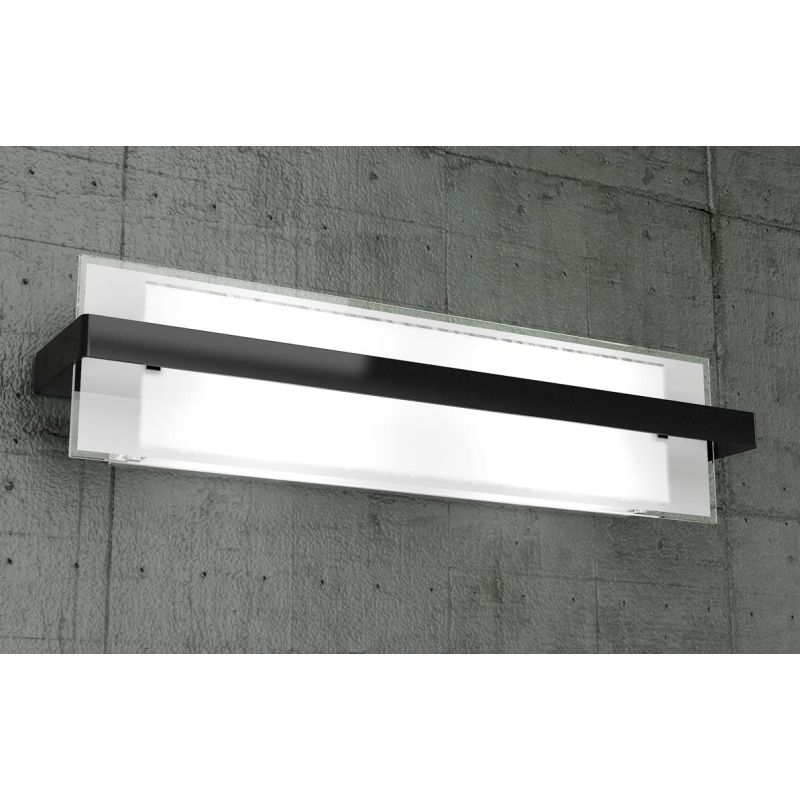 CROSS APPLIQUE GRANDE CM 60 CON MONTATURA BIANCA, SABBIA O NERA VETRO SATINATO Top Light Illuminazione - Cristalensi Shop Online