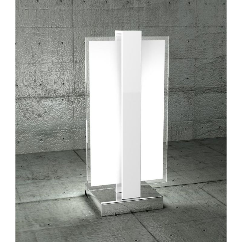 CROSS DI TOP LIGHT LAMPADA DA TAVOLO IN METALLO BIANCA,SABBIA O NERA Top Light Illuminazione - Cristalensi Shop Online