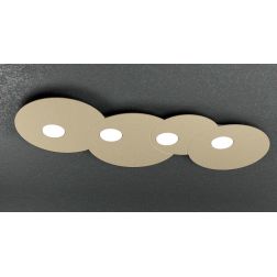 CLOUD PLAFONIERA 4 LUCI IN METALLO TRE COLORI CON LAMPADINE LED SOSTITUIBILI Top Light Illuminazione - Cristalensi Shop Online 2