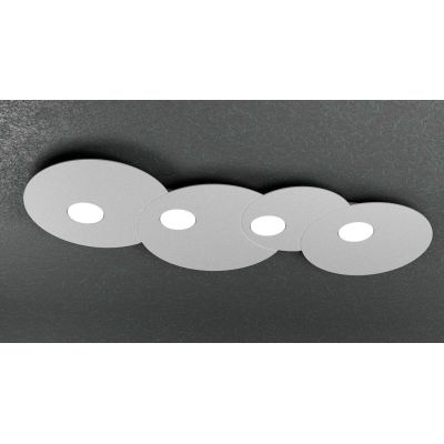 CLOUD PLAFONIERA 4 LUCI IN METALLO TRE COLORI CON LAMPADINE LED SOSTITUIBILI Top Light Illuminazione - Cristalensi Shop Online