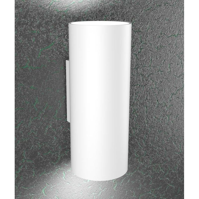 CLOUD APPLIQUE CILINDRICA A BIEMISSIONE DI LUCE IN METALLO 3 COLORI LAMPADINE ATTACCO GX53 Top Light Illuminazione - Cristalensi