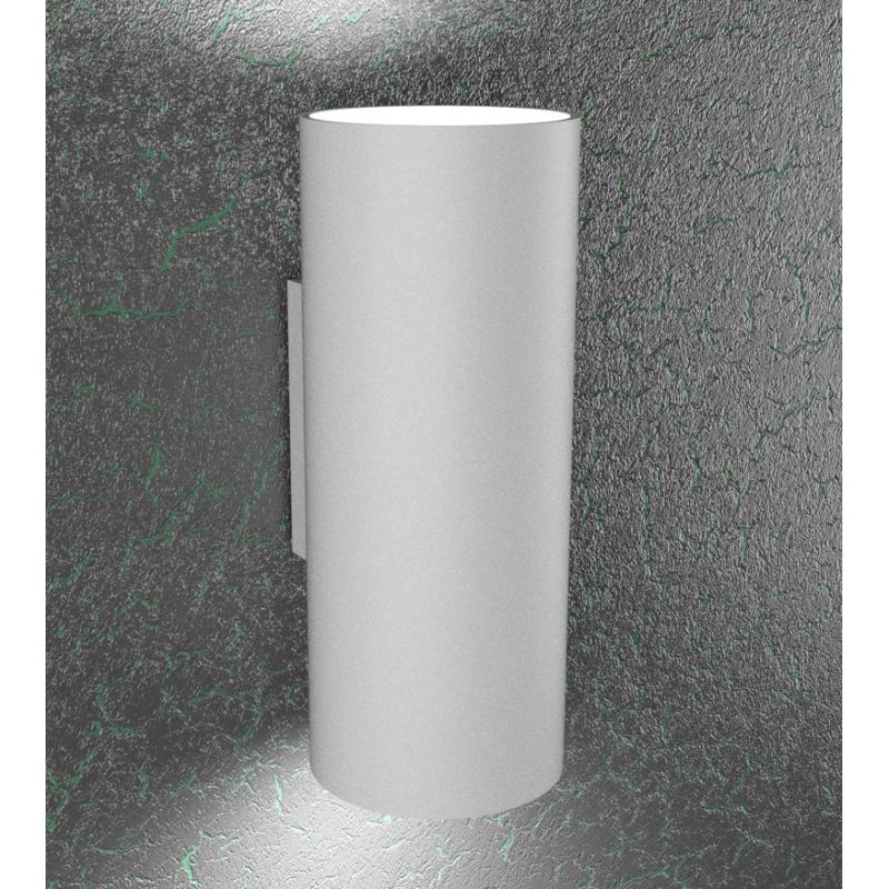 CLOUD APPLIQUE CILINDRICA A BIEMISSIONE DI LUCE IN METALLO 3 COLORI LAMPADINE ATTACCO GX53 Top Light Illuminazione - Cristalensi