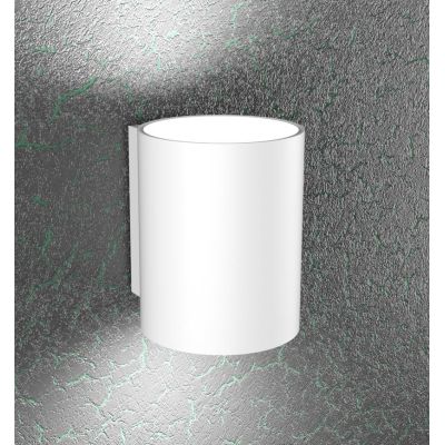 CLOUD PICCOLA APPLIQUE CILINDRICA A BIEMISSIONE DI LUCE IN METALLO 3 COLORI LAMPADINE ATTACCO GX53 Top Light Illuminazione - Cri