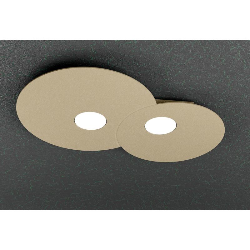 CLOUD PLAFONIERA 2 LUCI IN METALLO 3 COLORI DESIGN MODERNO LAMPADINE ATTACCO GX53 Top Light Illuminazione - Cristalensi Shop Onl