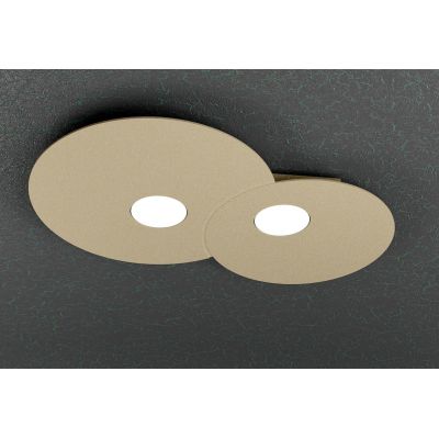CLOUD PLAFONIERA 2 LUCI IN METALLO 3 COLORI DESIGN MODERNO LAMPADINE ATTACCO GX53 Top Light Illuminazione - Cristalensi Shop Onl