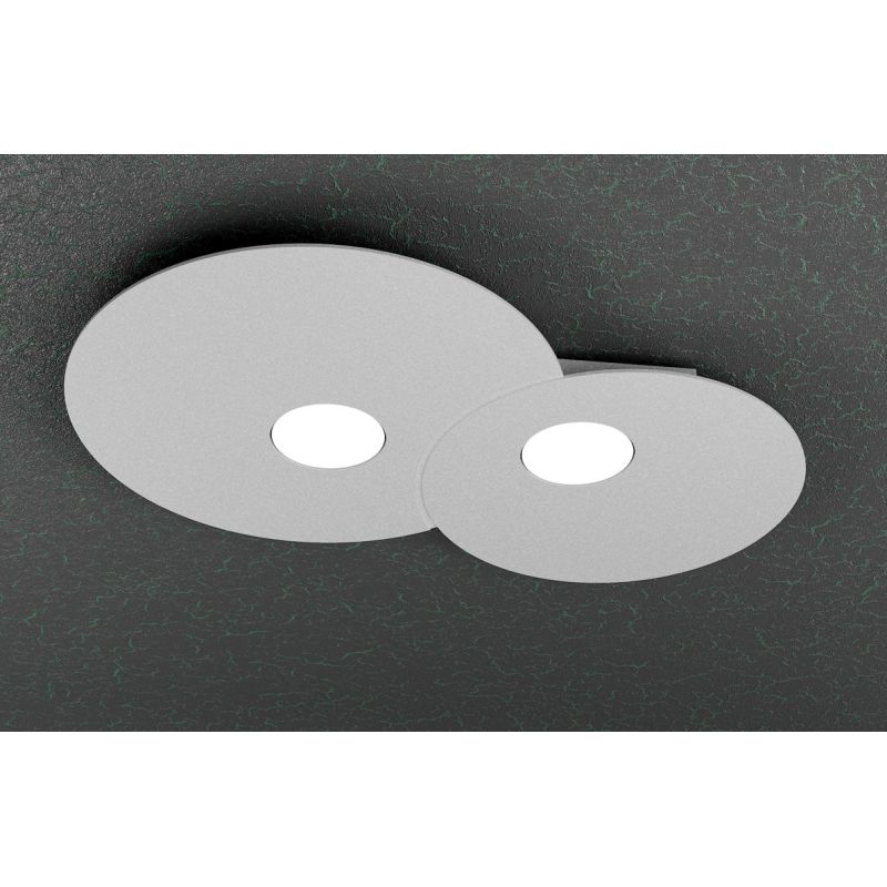 CLOUD PLAFONIERA 2 LUCI IN METALLO 3 COLORI DESIGN MODERNO LAMPADINE ATTACCO GX53 Top Light Illuminazione - Cristalensi Shop Onl