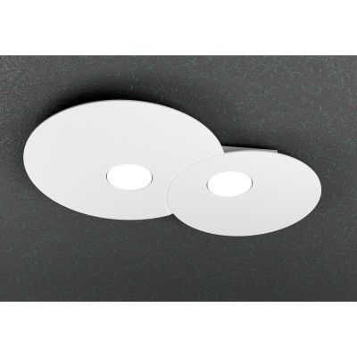 CLOUD PLAFONIERA 2 LUCI IN METALLO 3 COLORI DESIGN MODERNO LAMPADINE ATTACCO GX53 Top Light Illuminazione - Cristalensi Shop Onl