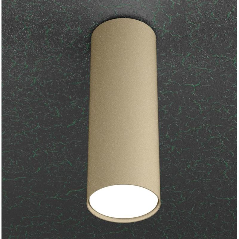CLOUD PLAFONIERA CILINDRICA MODERNA ALTA CM 25 IN METALLO 3 COLORI CON LAMPADINA ATTACCO GX53 Top Light Illuminazione - Cristale