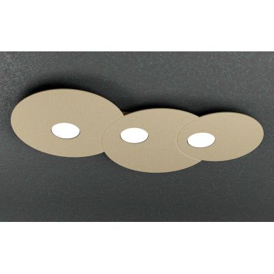 CLOUD PLAFONIERA 3 LUCI IN METALLO 3 COLORI DESIGN MODERNO LAMPADINE ATTACCO GX53 Top Light Illuminazione - Cristalensi Shop Onl