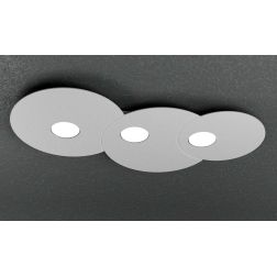 CLOUD PLAFONIERA 3 LUCI IN METALLO 3 COLORI DESIGN MODERNO LAMPADINE ATTACCO GX53 Top Light Illuminazione - Cristalensi Shop Onl