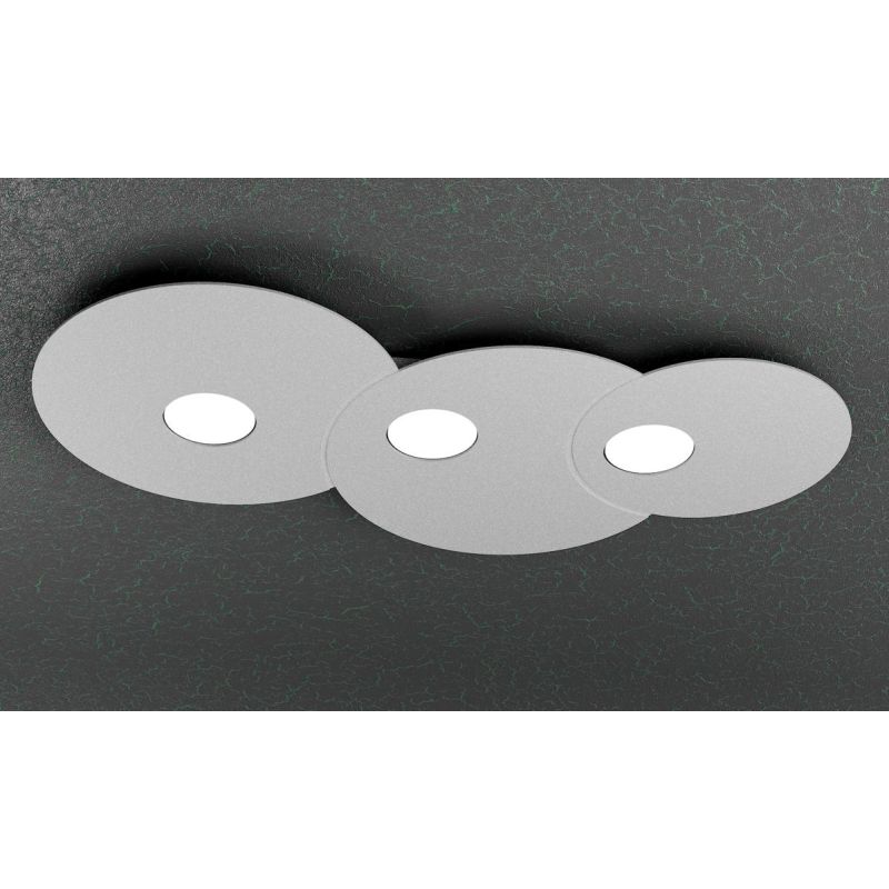 CLOUD PLAFONIERA 3 LUCI IN METALLO 3 COLORI DESIGN MODERNO LAMPADINE ATTACCO GX53 Top Light Illuminazione - Cristalensi Shop Onl