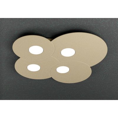CLOUD PLAFONIERA 4 LUCI IN METALLO 2 COLORI DESIGN MODERNO LAMPADINE ATTACCO GX53 Top Light Illuminazione - Cristalensi Shop Onl