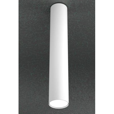 CLOUD PLAFONIERA CILINDRICA ALTA CM 50 MODERNA IN METALLO 3 COLORI CON LAMPADINA ATTACCO GX53 Top Light Illuminazione - Cristale