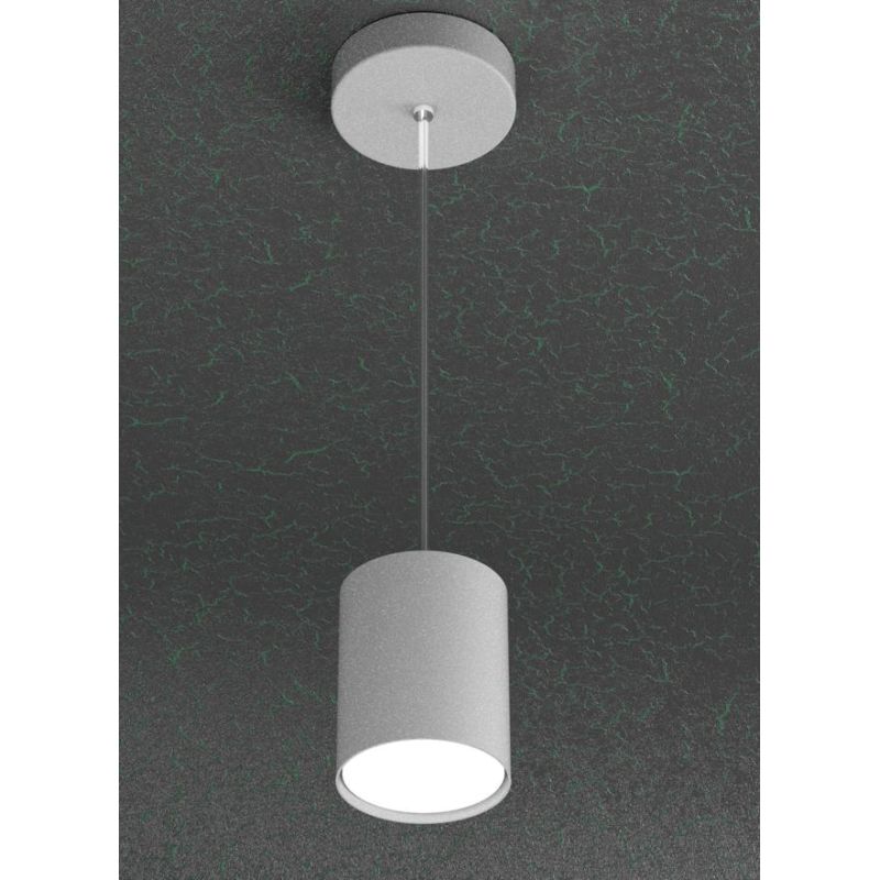 CLOUD SOSPENSIONE PICCOLA CILINDRICA MODERNA IN METALLO 3 COLORI CON LAMPADINA ATTACCO GX53 Top Light Illuminazione - Cristalens