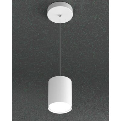 CLOUD SOSPENSIONE PICCOLA CILINDRICA MODERNA IN METALLO 3 COLORI CON LAMPADINA ATTACCO GX53 Top Light Illuminazione - Cristalens
