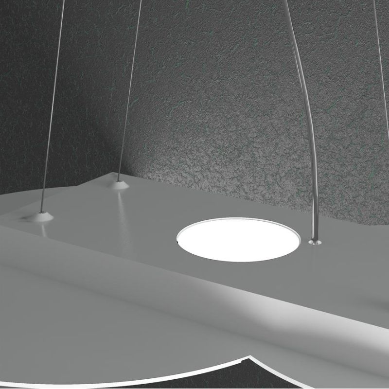 CLOUD SOSPENSIONE DOPPIA ILLUMINAZIONE 7 LUCI IN METALLO 3 COLORI LAMPADINE ATTACCO GX53 Top Light Illuminazione - Cristalensi S