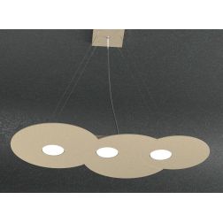 CLOUD SOSPENSIONE DOPPIA ILLUMINAZIONE 7 LUCI IN METALLO 3 COLORI LAMPADINE ATTACCO GX53 Top Light Illuminazione - Cristalensi S 2