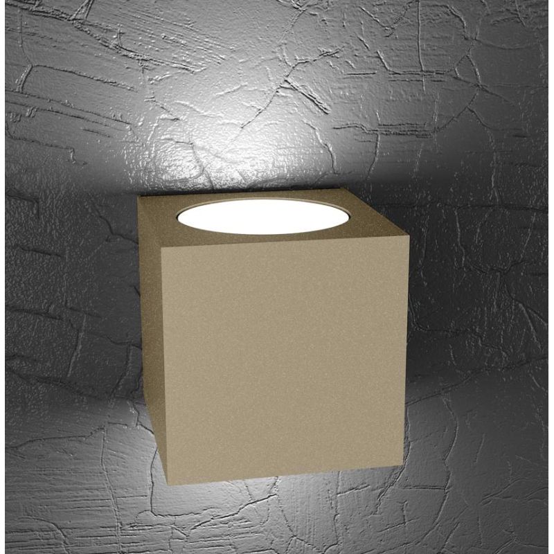 PLATE APPLIQUE IN METALLO 4 COLORI CON LAMPADINE LED SOSTITUIBILI Top Light Illuminazione - Cristalensi Shop Online