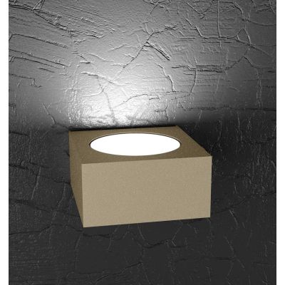 PLATE APPLIQUE MONOEMISSIONE IN METALLO 4 COLORI CON LAMPADINA LED SOSTITUIBILE Top Light Illuminazione - Cristalensi Shop Onlin