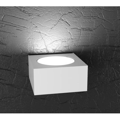 PLATE APPLIQUE MONOEMISSIONE IN METALLO 4 COLORI CON LAMPADINA LED SOSTITUIBILE Top Light Illuminazione - Cristalensi Shop Onlin