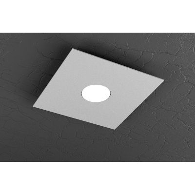 PLATE PICCOLA PLAFONIERA IN METALLO 4 COLORI 1 SOLA LUCE MODERNA LAMPADINE ATTACCO GX53 Top Light Illuminazione - Cristalensi Sh