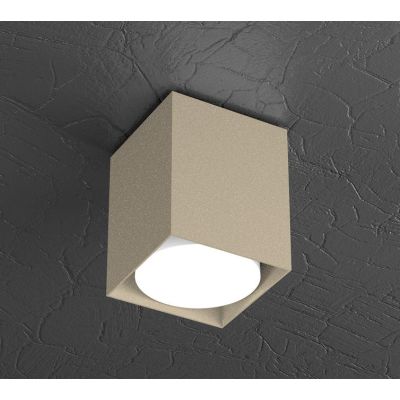 PLATE FARETTO A CUBO DA SOFFITTO IN METALLO 4 COLORI CON LAMPADINA ATTACCO GX53 Top Light Illuminazione - Cristalensi Shop Onlin