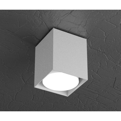 PLATE FARETTO A CUBO DA SOFFITTO IN METALLO 4 COLORI CON LAMPADINA ATTACCO GX53 Top Light Illuminazione - Cristalensi Shop Onlin