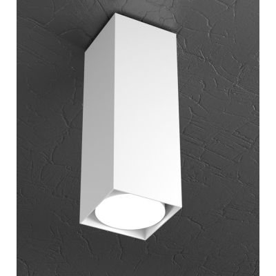 PLATE FARETTO DA SOFFITTO ALTEZZA CM 25 IN METALLO 4 COLORI CON LAMPADINA ATTACCO GX53 Top Light Illuminazione - Cristalensi Sho