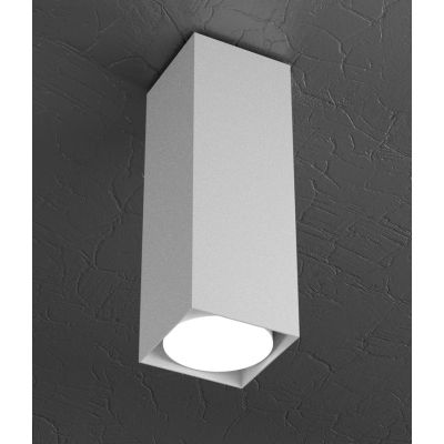 PLATE FARETTO DA SOFFITTO ALTEZZA CM 25 IN METALLO 4 COLORI CON LAMPADINA ATTACCO GX53 Top Light Illuminazione - Cristalensi Sho