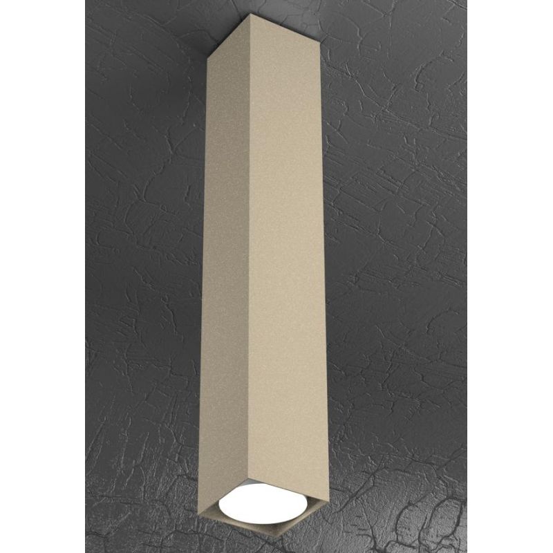 PLATE LAMPADA DA SOFFITTO ALTEZZA CM 50 IN METALLO 4 COLORI CON LAMPADINA ATTACCO GX53 Top Light Illuminazione - Cristalensi Sho