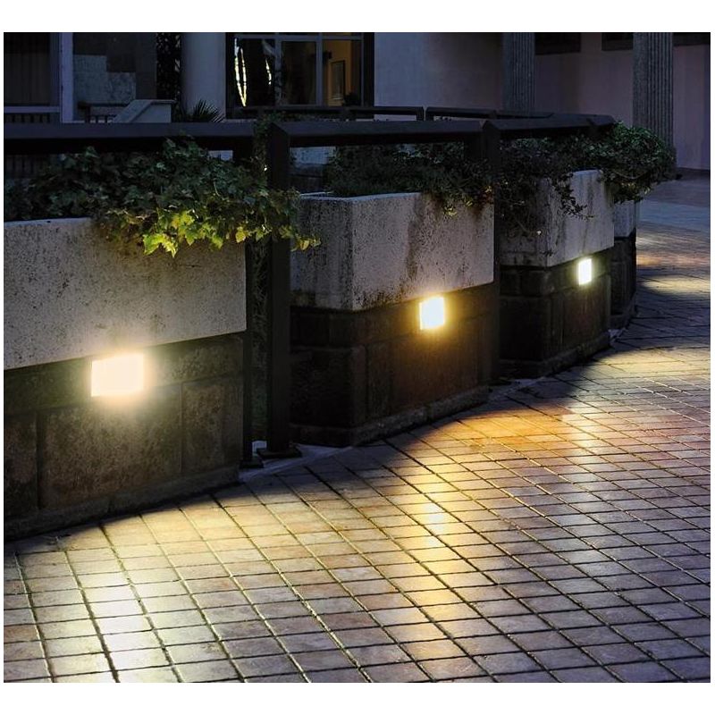 ESCAPE SEGNAPASSO DA INCASSO ESTERNO IP54 IN ALLUMINIO DUE COLORI Sovil - Cristalensi Shop Online