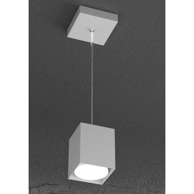 PLATE SOSPENSIONE SINGOLA A CUBO IN METALLO 4 COLORI CON LAMPADINA ATTACCO GX53 Top Light Illuminazione - Cristalensi Shop Onlin
