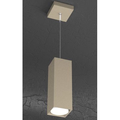 PLATE SOSPENSIONE SINGOLA MODERNA H25 IN METALLO 4 COLORI CON LAMPADINA ATTACCO GX53 Top Light Illuminazione - Cristalensi Shop 