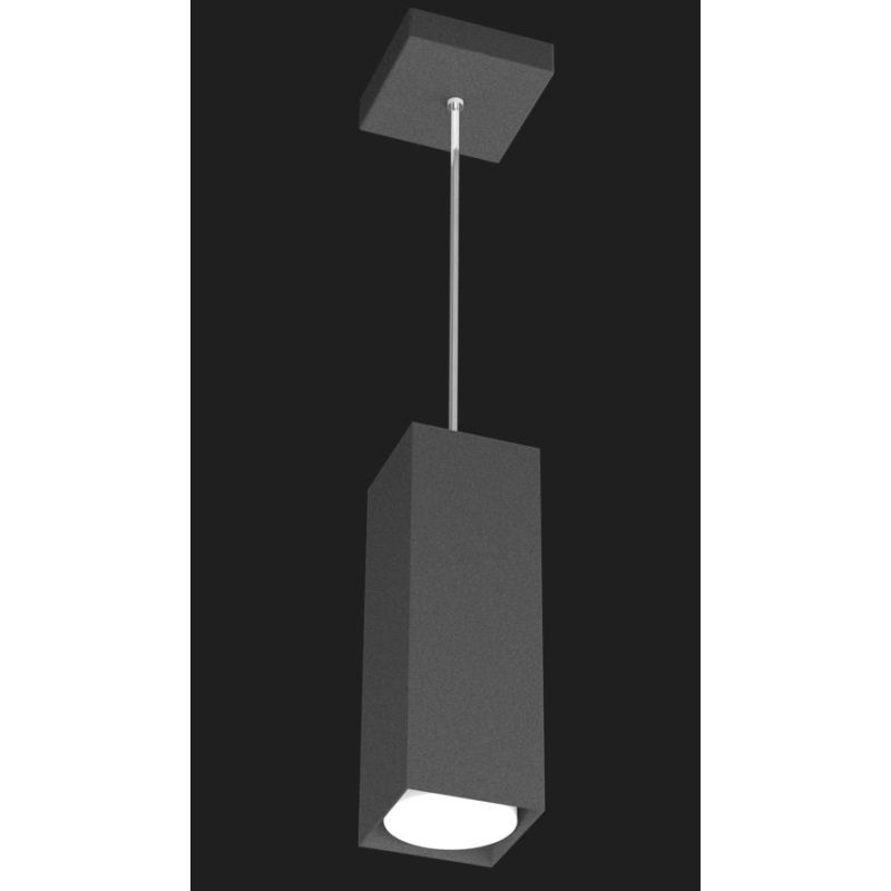 PLATE SOSPENSIONE SINGOLA MODERNA H25 IN METALLO 4 COLORI CON LAMPADINA ATTACCO GX53 Top Light Illuminazione - Cristalensi Shop 