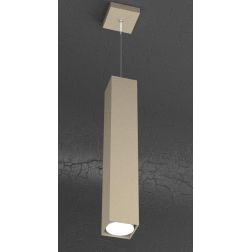 PLATE SOSPENSIONE SINGOLA MODERNA H50 IN METALLO 4 COLORI CON LAMPADINA ATTACCO GX53 Top Light Illuminazione - Cristalensi Shop  2