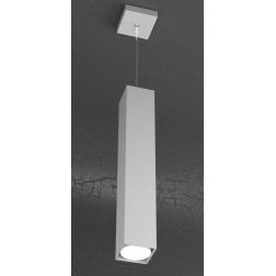 PLATE SOSPENSIONE SINGOLA MODERNA H50 IN METALLO 4 COLORI CON LAMPADINA ATTACCO GX53 Top Light Illuminazione - Cristalensi Shop 