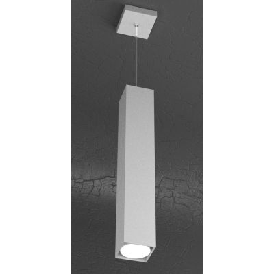 PLATE SOSPENSIONE SINGOLA MODERNA H50 IN METALLO 4 COLORI CON LAMPADINA ATTACCO GX53 Top Light Illuminazione - Cristalensi Shop 