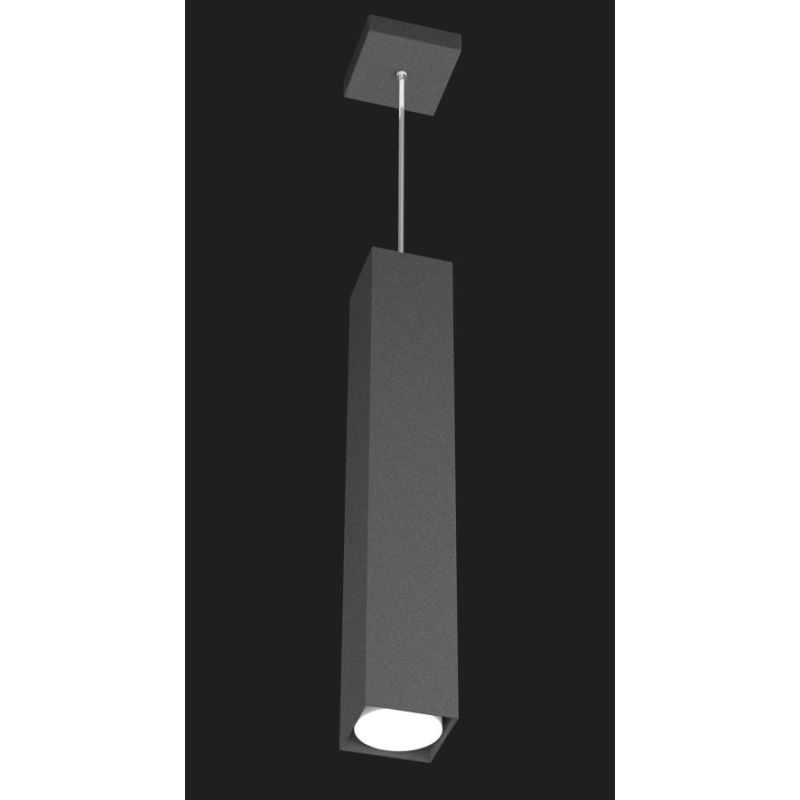 PLATE SOSPENSIONE SINGOLA MODERNA H50 IN METALLO 4 COLORI CON LAMPADINA ATTACCO GX53 Top Light Illuminazione - Cristalensi Shop 