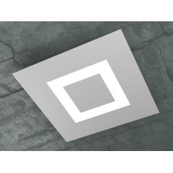 CARPET PLAFONIERA LATO 40 CM A LED 40W SOSTITUIBILI IN 3 COLORI Top Light Illuminazione - Cristalensi Shop Online 2