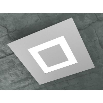 CARPET PLAFONIERA LATO 40 CM A LED 40W SOSTITUIBILI IN 3 COLORI Top Light Illuminazione - Cristalensi Shop Online