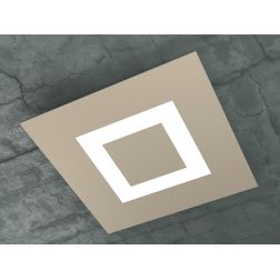 CARPET PLAFONIERA LATO 40 CM A LED 40W SOSTITUIBILI IN 3 COLORI Top Light Illuminazione - Cristalensi Shop Online