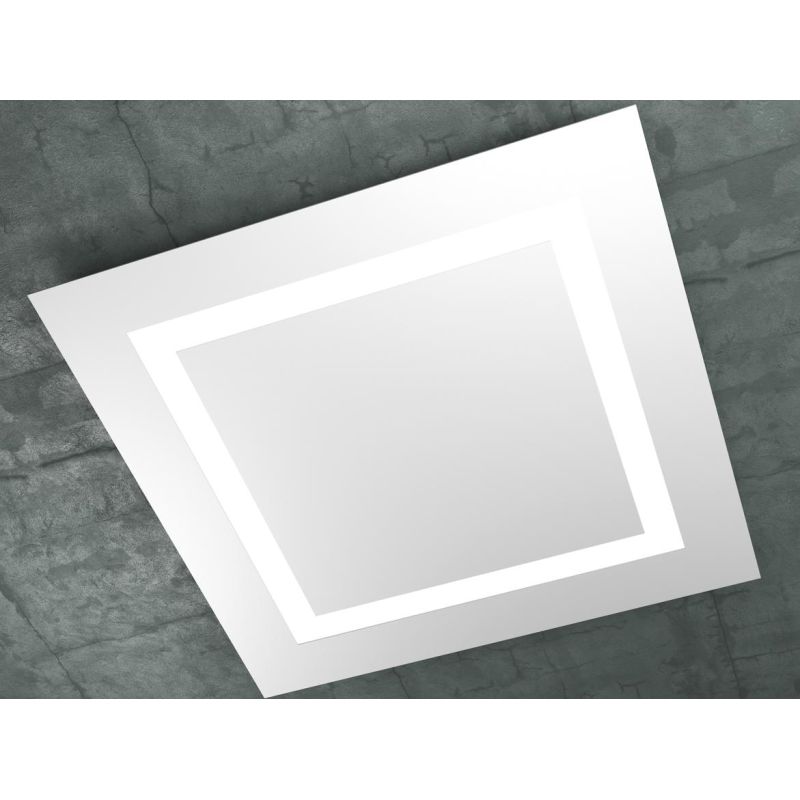 CARPET PLAFONIERA IN TRE COLORI LATO 70 CM A LED 120W LAMPADINE SOSTITUIBILI Top Light Illuminazione - Cristalensi Shop Online