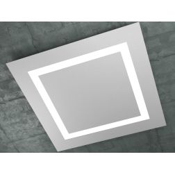 CARPET PLAFONIERA IN TRE COLORI LATO 70 CM A LED 120W LAMPADINE SOSTITUIBILI Top Light Illuminazione - Cristalensi Shop Online 2