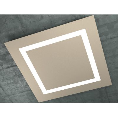 CARPET PLAFONIERA IN TRE COLORI LATO 70 CM A LED 120W LAMPADINE SOSTITUIBILI Top Light Illuminazione - Cristalensi Shop Online