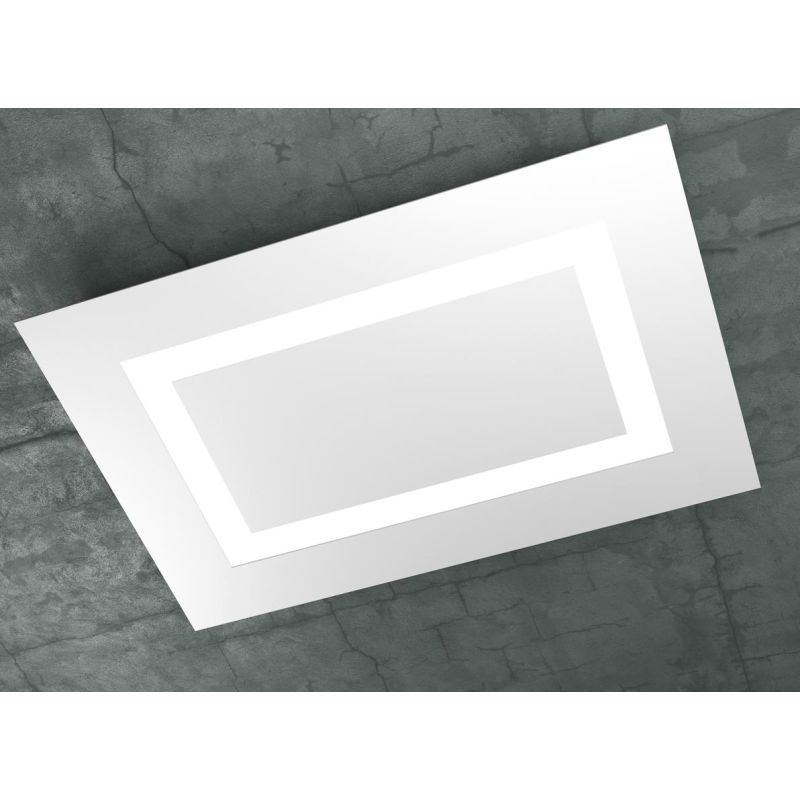 CARPET PLAFONIERA IN 3 COLORI RETTANGOLARE GRANDE A LED 90W LAMPADINE SOSTITUIBILI Top Light Illuminazione - Cristalensi Shop On