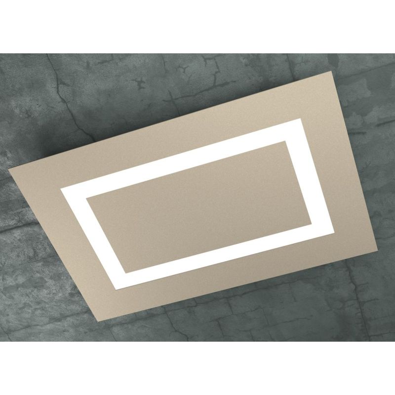 CARPET PLAFONIERA IN 3 COLORI RETTANGOLARE GRANDE A LED 90W LAMPADINE SOSTITUIBILI Top Light Illuminazione - Cristalensi Shop On