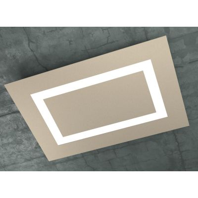 CARPET PLAFONIERA IN 3 COLORI RETTANGOLARE GRANDE A LED 90W LAMPADINE SOSTITUIBILI Top Light Illuminazione - Cristalensi Shop On