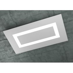 CARPET PLAFONIERA IN 3 COLORI RETTANGOLARE MEDIA A LED 80W LAMPADINE SOSTITUIBILI Top Light Illuminazione - Cristalensi Shop Onl