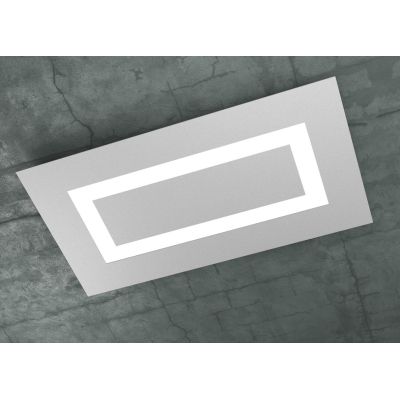 CARPET PLAFONIERA IN 3 COLORI RETTANGOLARE MEDIA A LED 80W LAMPADINE SOSTITUIBILI Top Light Illuminazione - Cristalensi Shop Onl